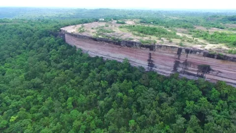 SFF Pha Taem National Park Ubon Ratchathani 07312017 008 DJI 0116 Stock Footage 343885739