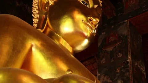 SFF Phra Sri Sakyamuni of Suthat temple Bangkok 11082014 006 MVI 1332 Stock Footage 322587652
