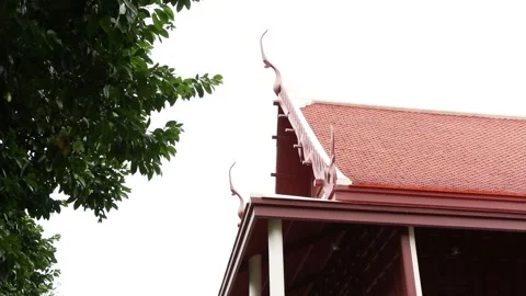 SFF Phra Tamnak Daeng Wat Khemaphirataram Bangkok 11132017 010 MVI 1225 Stock Footage 327530145