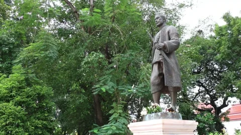 SFF Somdej Phra Bowon Ratchao Wat Phaichayon Samut Prakan 11132017 010 MVI 1 Stock Footage 329283452