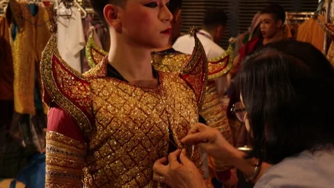 SFF Thai classical Khon Bangkok 09292562 020 MVI 7308 Stock Footage 341623237