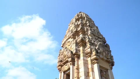 SFF Time lapse Phimai Stone Castle Nakhon Ratchasima 04202018 011 C0005 Stock Footage 327455587