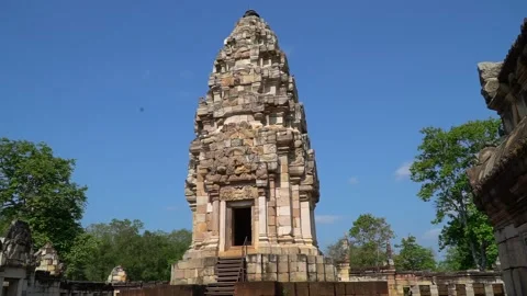 SFF Time lapse Phimai Stone Castle Nakhon Ratchasima 04202018 011 C0006 Stock Footage 327458379