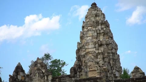 SFF Time lapse Phimai Stone Castle Nakhon Ratchasima 04202018 011 C0014 Stock Footage 327459339