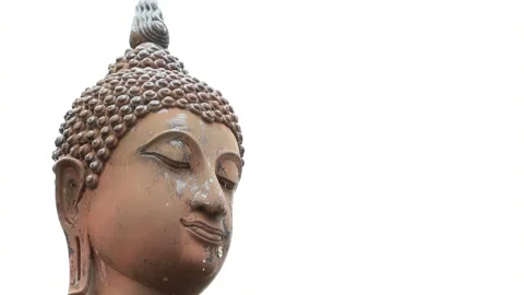 SFF Walking Buddha statue Wat Sa Si Sukhothai Historical Park 12082017 010 M Vídeos de archivo 334953472