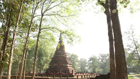 SFF Wat Phra Borommathat Kamphaeng Phet 12102017 010 MVI 3714 Stock Footage 325527240