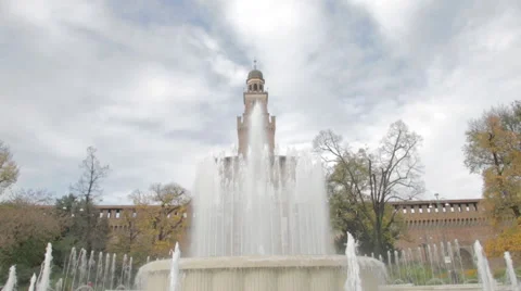 Sforza Castle Video stock 48146017
