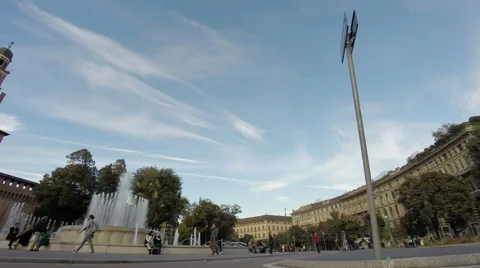 Sforza Castle in Milan Stock Footage 68952866