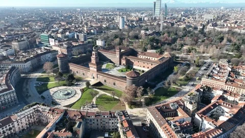 Sforzesco Castle Stock Footage 259659132