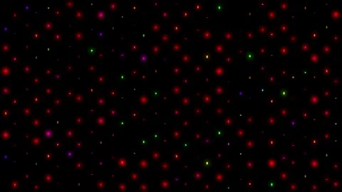 Sfot glowing animaiton with shiny mostly red small dashes. Simple tiny Video stock 334781691