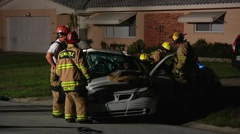 SFR Auto Accident #2 Stock Footage 937309