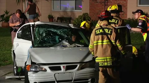 SFR Auto Accident #3 Stock Footage 936530