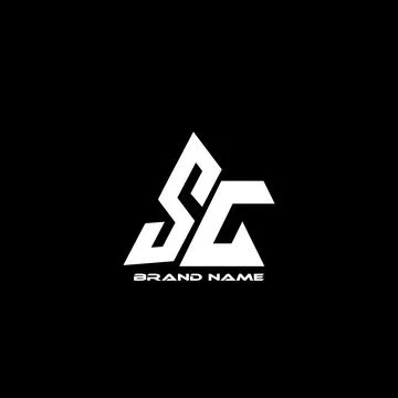 SG-Monogram-Logo-Design Stock Illustration