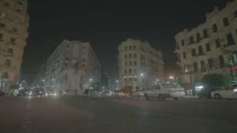 Sgot for Talat Harb King Square ,Cairo-Egypt 12 Ap. 2023 Stock Footage 287390054