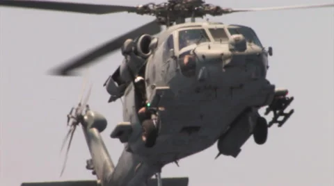 SH-60 Seahawk helicopter. Video stock 53863512