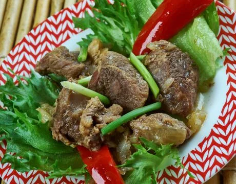 Sha cha beef Stock-Fotos