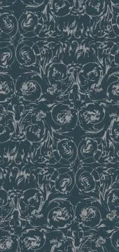 Shabby abstract damask seamless vector victorian pattern wallpapper Stock Illustration