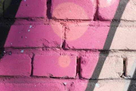 Shabby brick wall Stock-Fotos