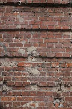 Shabby brick wall Stock Photos