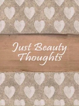 Shabby Chic Background with Letters Quote Illustrazione stock