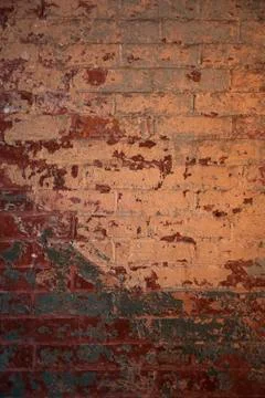 Shabby chic brick wall Stock Photos