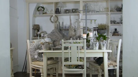 Shabby Chic Interior Stock Footage 88557632