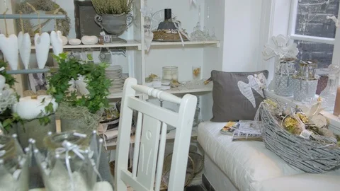Shabby Chic Interior Stock Footage 88824126