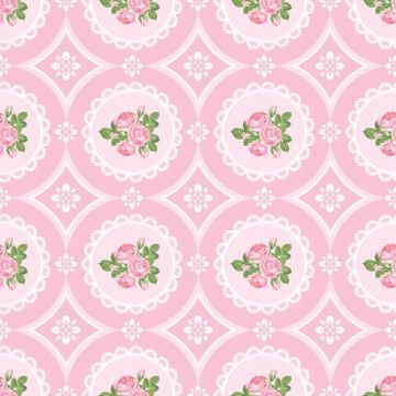 Shabby chic rose seamless pattern background 스톡 일러스트