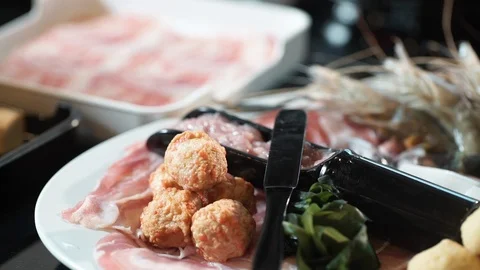 Shabu shabu Stock Footage 120979078