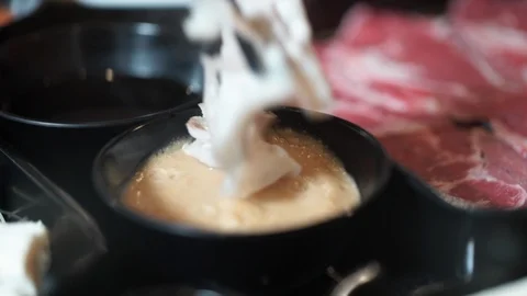 Shabu shabu Stock Footage 120979856