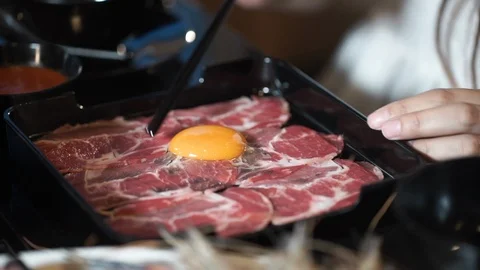 Shabu shabu Stock Footage 120980185