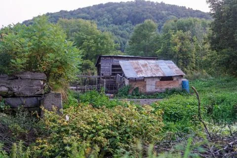 Shack in Farm Stock Photos