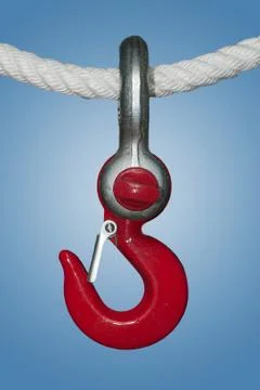 Shackle and hook 스톡 사진
