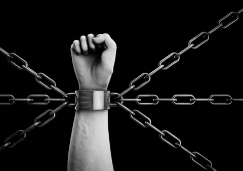 Shackled Stockillustratie