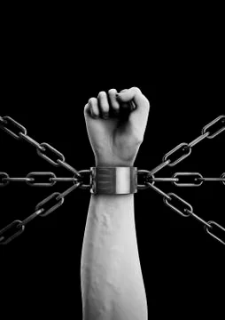 Shackled Illustrazione stock