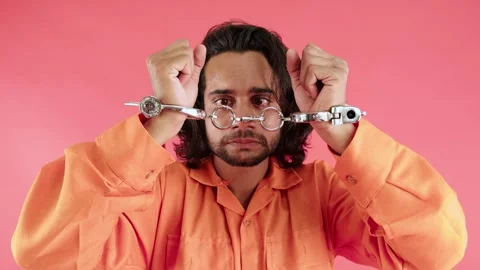 Shackled Prisoner Breaks Down in Silent Tears Stock Footage 312380746