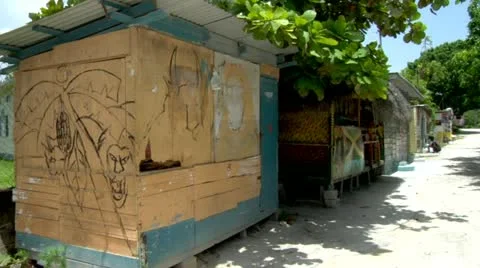 Shacks, Jamaica Stock Footage 22159577