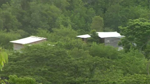 Shacks in the Mountains  Stock Footage 22157880