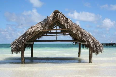 Shade On The Beach Stock Photos