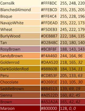 Shade of brown Stock-Illustration