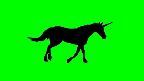 SHADE OF GALLOPING UNICORN Video stock 76803616