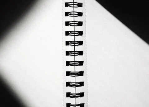 Shade notebook from sunlight by the window. Foto stock