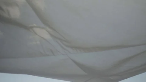 Shade Sail Stock Footage 96637875