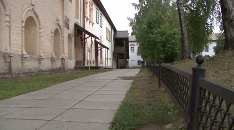 Shade of a tree on a wall Stock Footage 41391031
