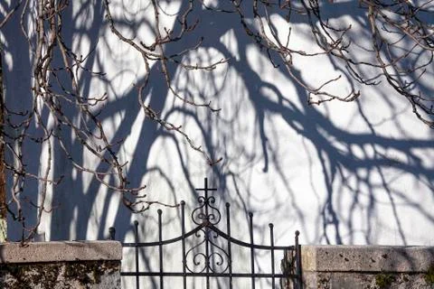 Shade on the wall Stock Photos