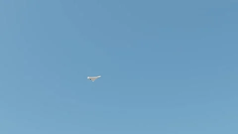 Shaded drones are one-way attack in war | Shahed Drones in Sky captured | 動画素材 332807924