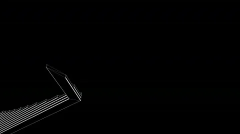 Shaded lines2 wf Stock Footage 866132