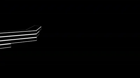 Shaded lines3 wf Stock Footage 866274
