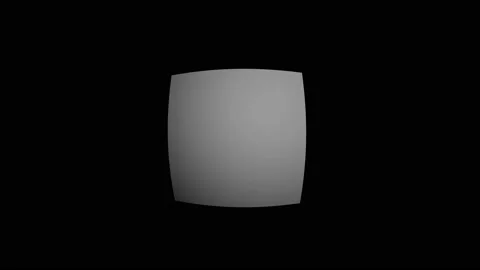 Shaded Sphere Transform Morph to Cube Box Video stock 143905607