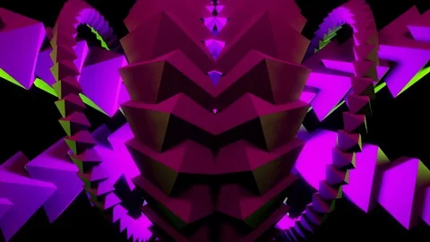 Shades of Geometry 4K 01 Stock Footage 81415401